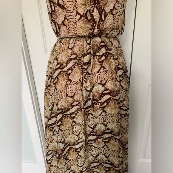 Sundays leopard print maxi beach dress size US6 - Picture 8 of 12